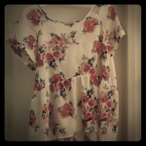 Xhilaration Floral Top